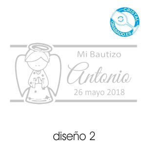 Ejemplo grabado Bautizo Diseño 2