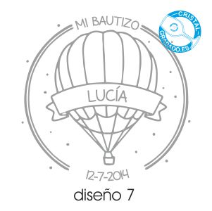 Ejemplo grabado Bautizo diseño 7