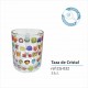 Taza Cristal Personalizada Color