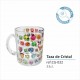 Taza Cristal Personalizada Color