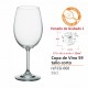 Copa de vino Tallo corto 59 cl.