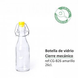 Botella de cristal personalizada 26 cl