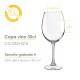 Copa grabada vino 35cl