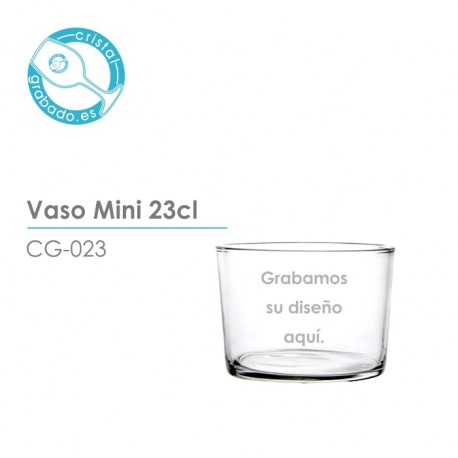 Vaso de sidra mini de 23cl