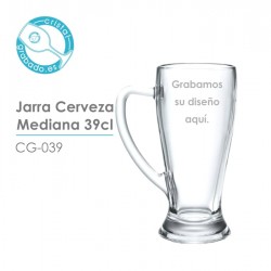 Jarra personalizada de Cerveza 38 cl