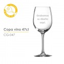 Copa de vino personalizada 47 cl.