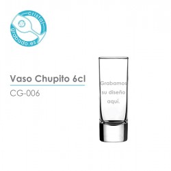 Vaso de chupito alto de 6cl