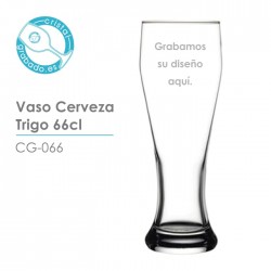 Vaso cerveza de trigo personalizado 66cl