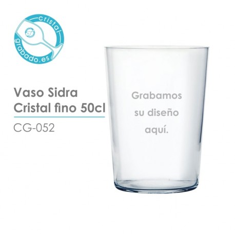 Vaso de Sidra Fino 50 cl.