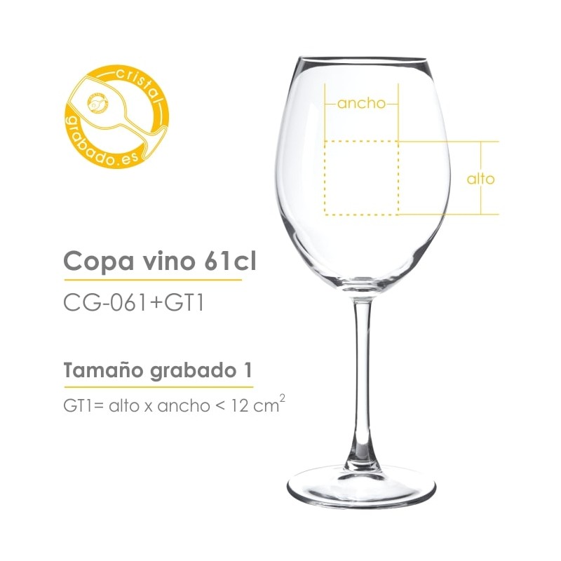 Copa de vino personalizada - Copa grabada