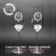 Pareja copas cava grabadas 20cl.