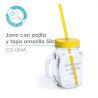 Jarra con tapa y pajita 50cl