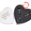 Estuche Corazón copas cava personalizadas