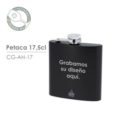 Petaca personalizada 17,5 cl