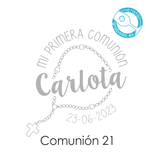 sello comunión diseño carlota 21