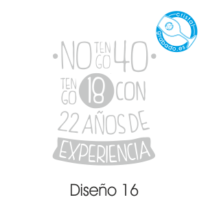 sello diseño cumpleaños 18