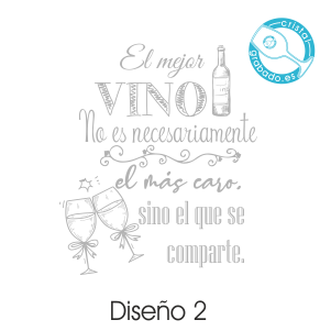 sello frase vino copas