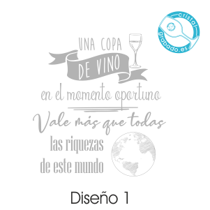 sello frase vino mundo
