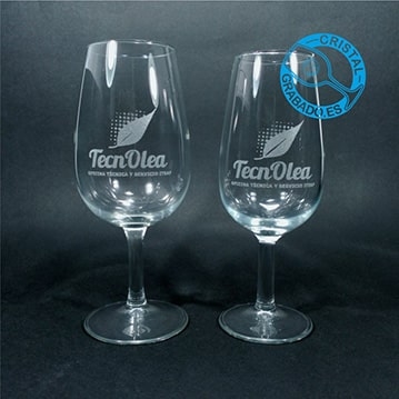 Catavinos Personalizados mediante grabado laser. Dos formatos 15,50 cl y 22 cl