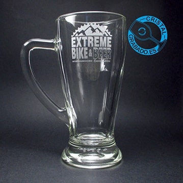 Jarra de Cerveza Personalizada de Cristal - Trofeos GRABO EXPRESS