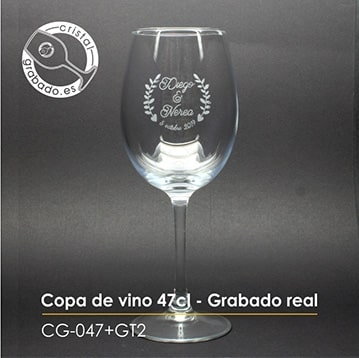 Calledelregalo Copas de Cava de cristal Personalizadas para Parejas, con el  grabado láser : .es: Hogar y cocina