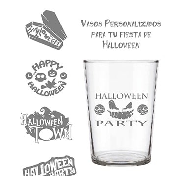 Vasos Personalizados para tu Fiesta Halloween